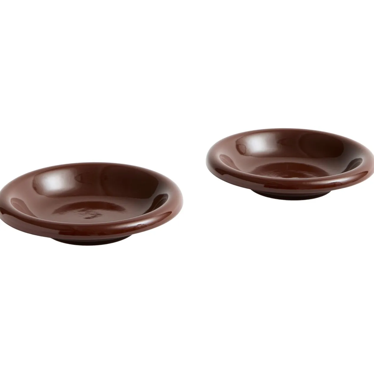 Schaal Barro burgundy - set van 2