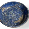 Schaal hout blauw uniek