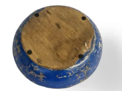 Schaal hout blauw uniek