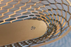 Schaal Mesh staal brons
