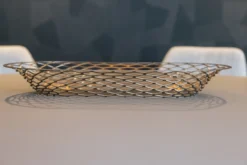 Schaal Mesh staal brons