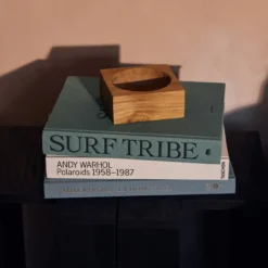Schaal Teak cube bowl S