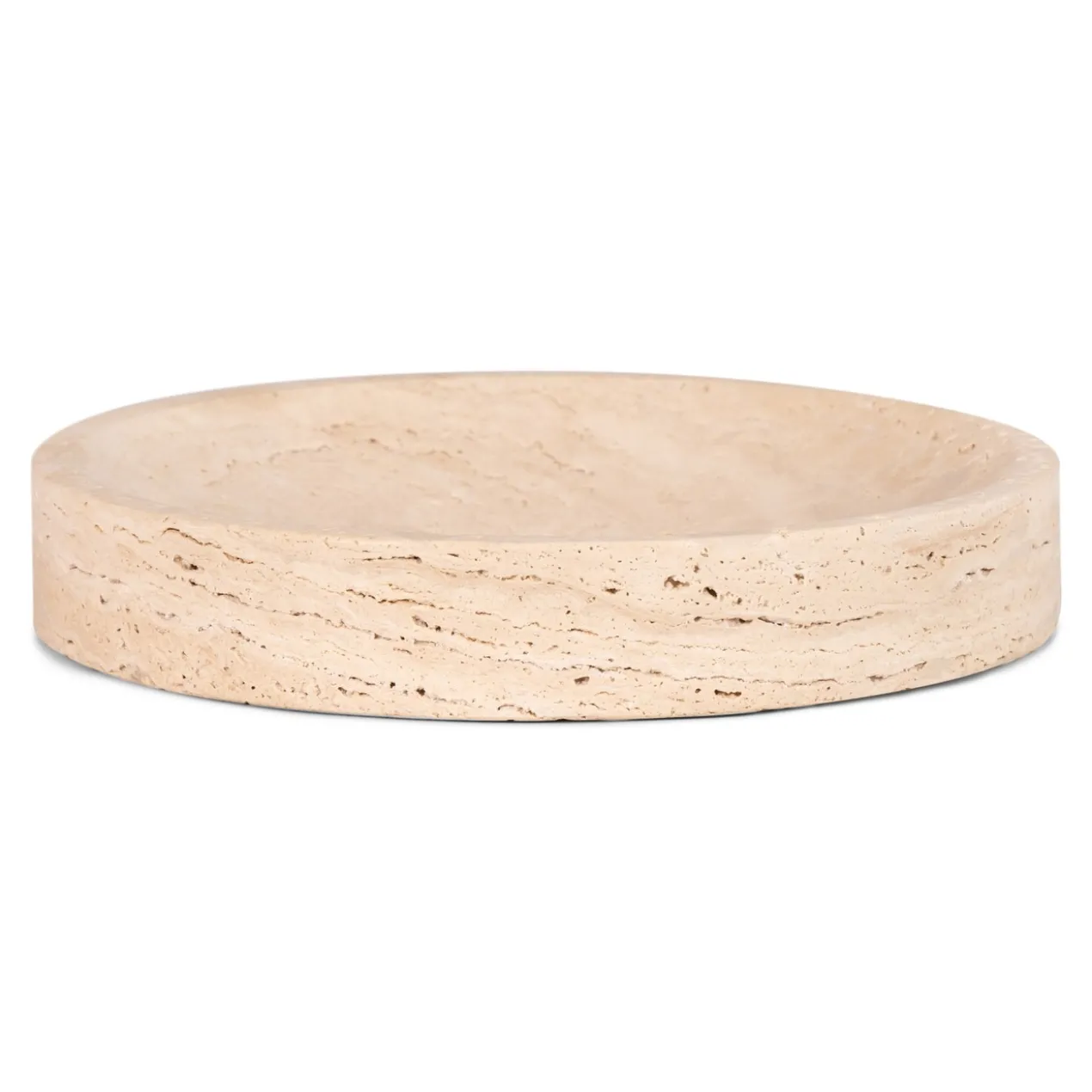 Schaal Travis beige travertin