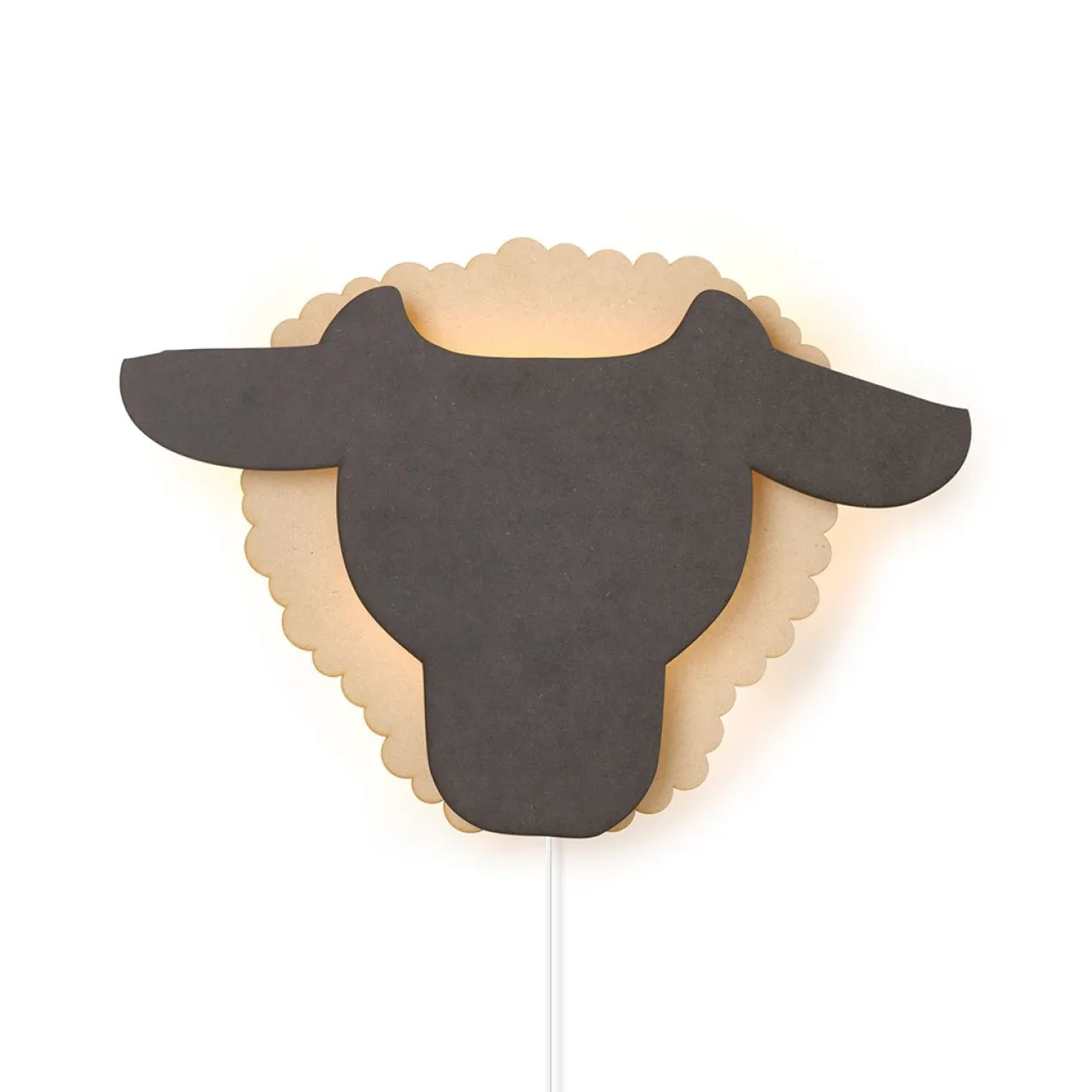 Schaap - Dieren wandlamp