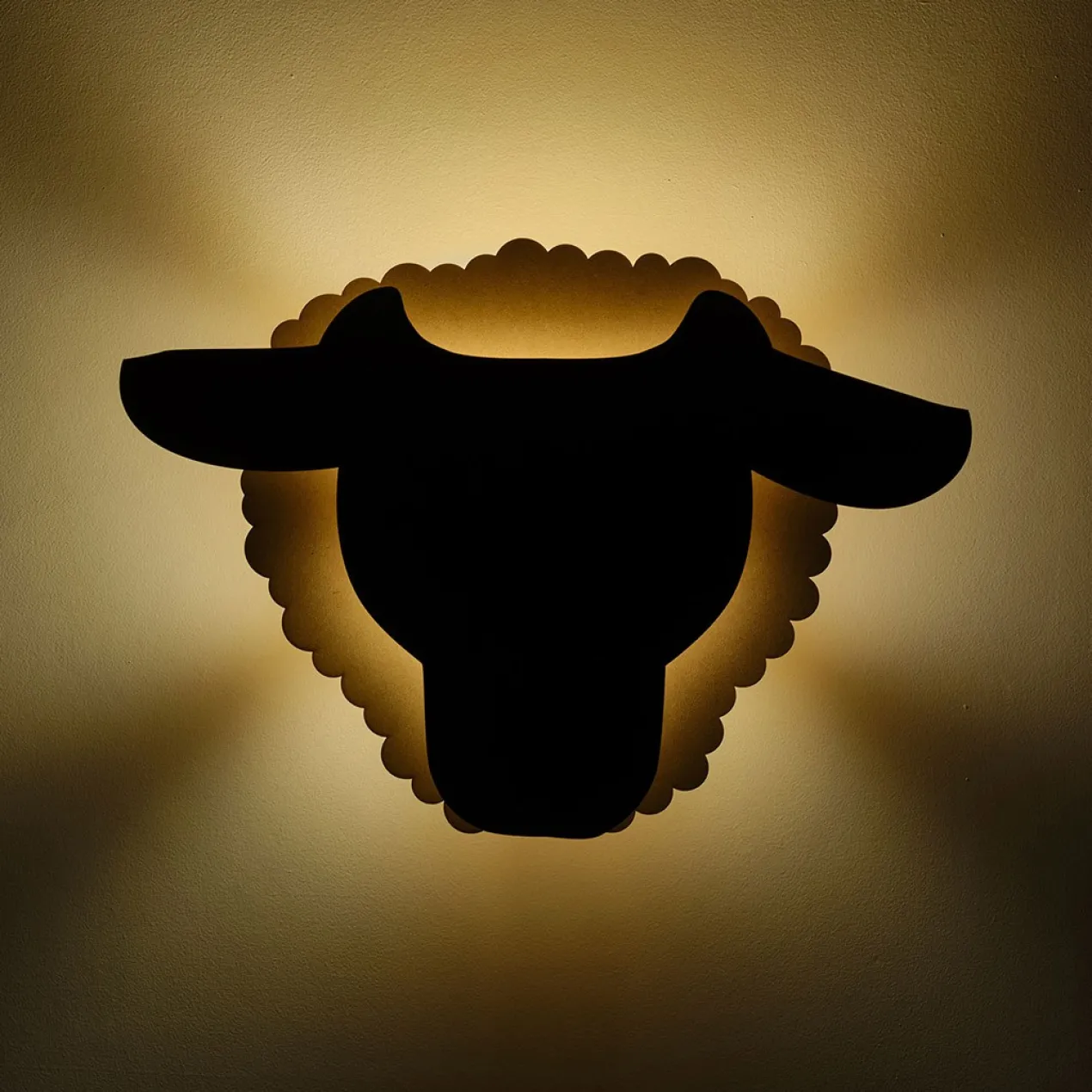 Schaap - Dieren wandlamp