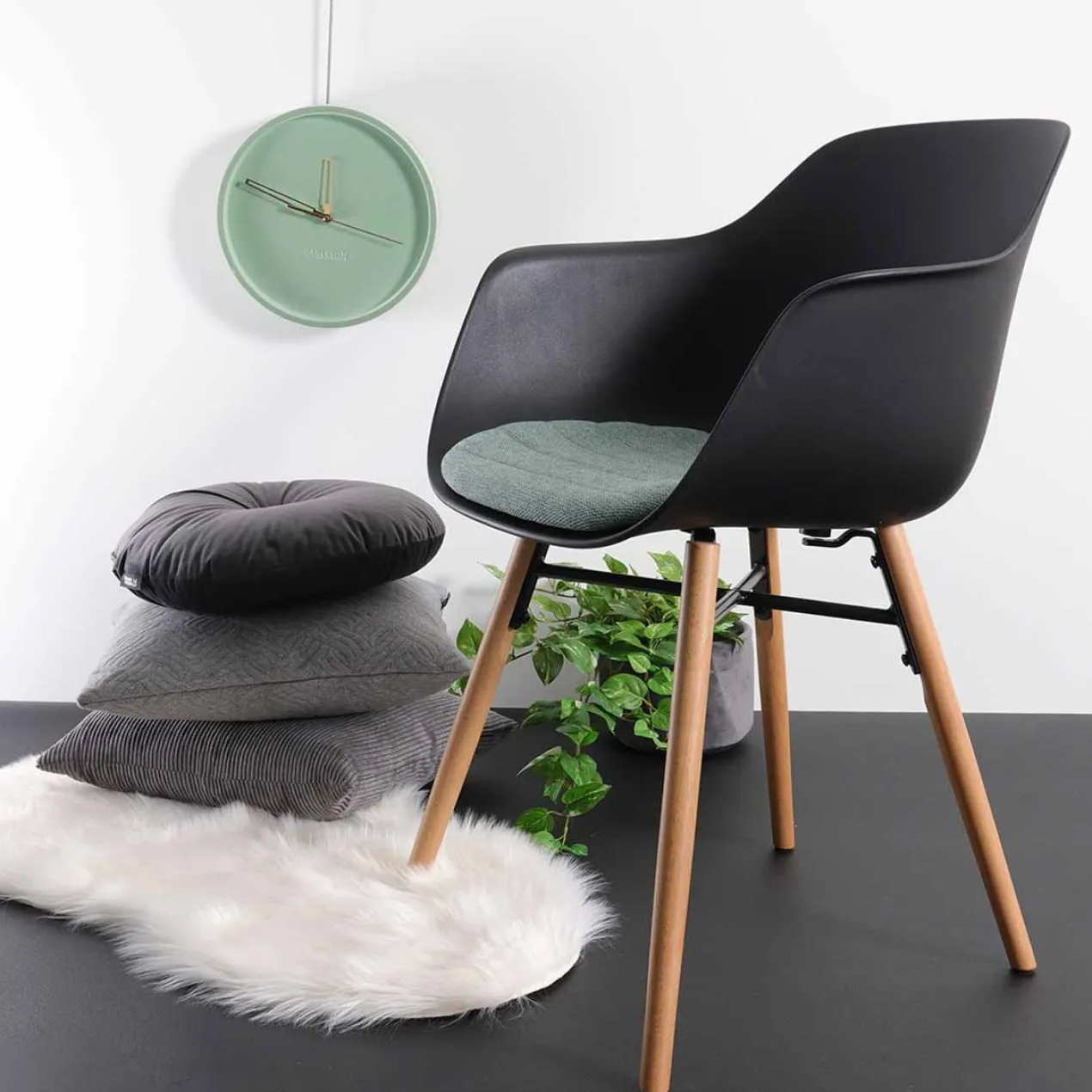 Schapenvacht Benthe polyester Wit