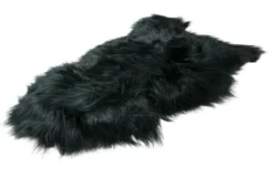 Schapenvacht icelandic dark green longhair 100×65 cm