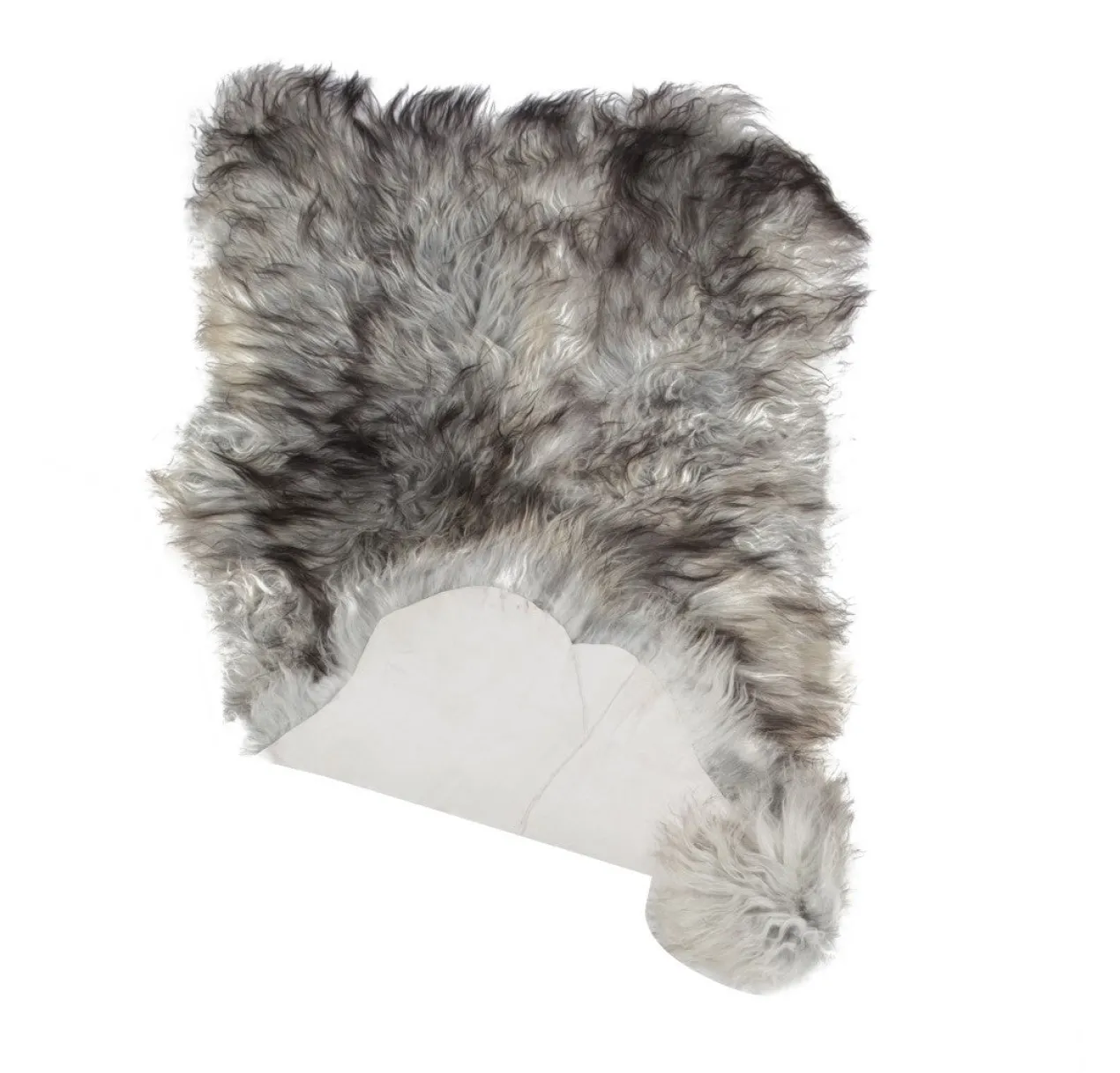 Schapenvacht icelandic natural grey 140×210 cm