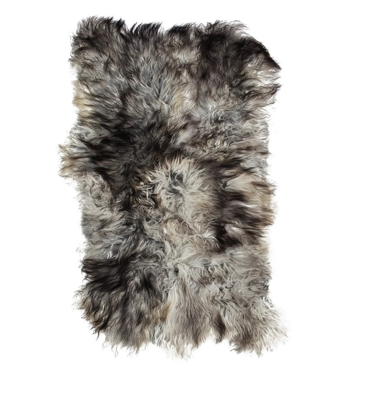 Schapenvacht icelandic natural grey 140×210 cm