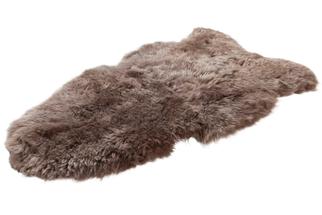 Schapenvacht icelandic taupe shorthair 100×65 cm