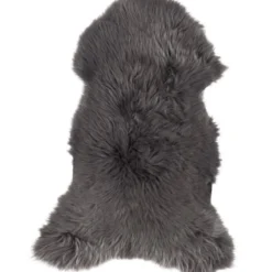 Schapenvacht longhair dark grey 100×65 cm