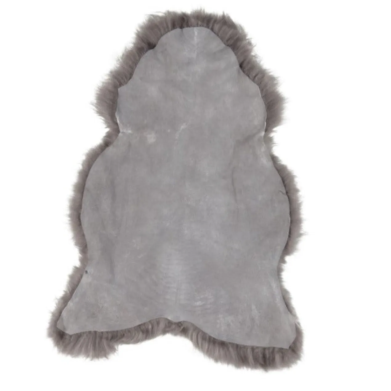 Schapenvacht longhair grey 100 × 65 cm