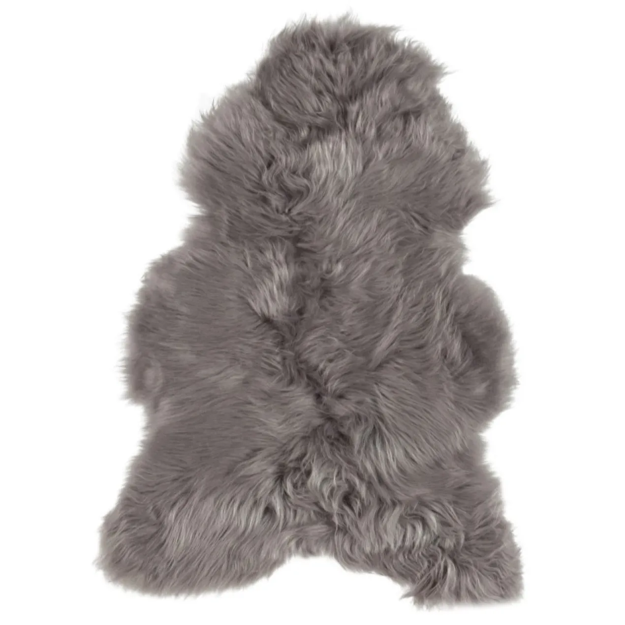 Schapenvacht longhair grey 100 × 65 cm