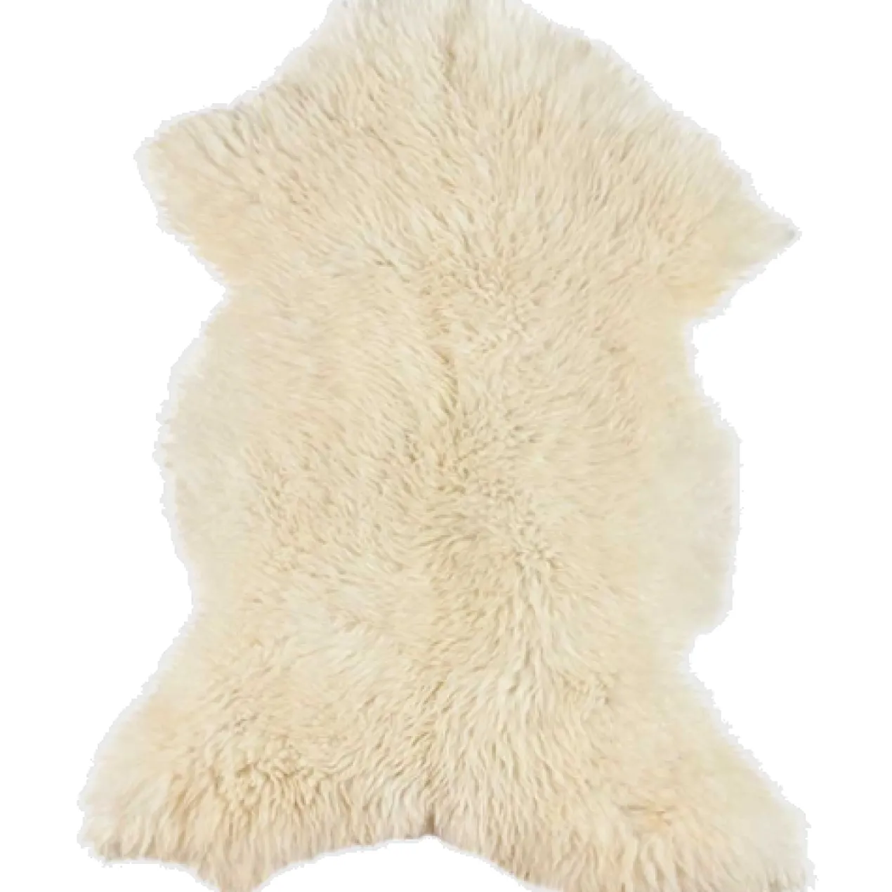 Schapenvacht natural white 180×100 cm
