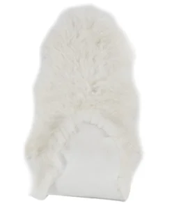 Schapenvacht natural white 210×80 cm