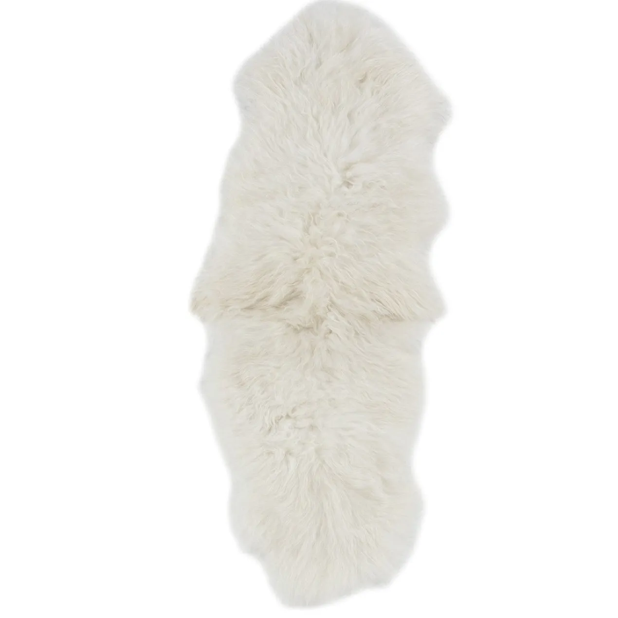 Schapenvacht natural white 210×80 cm