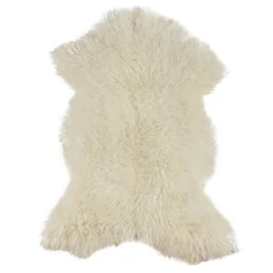 Schapenvacht natural white 100×65 cm