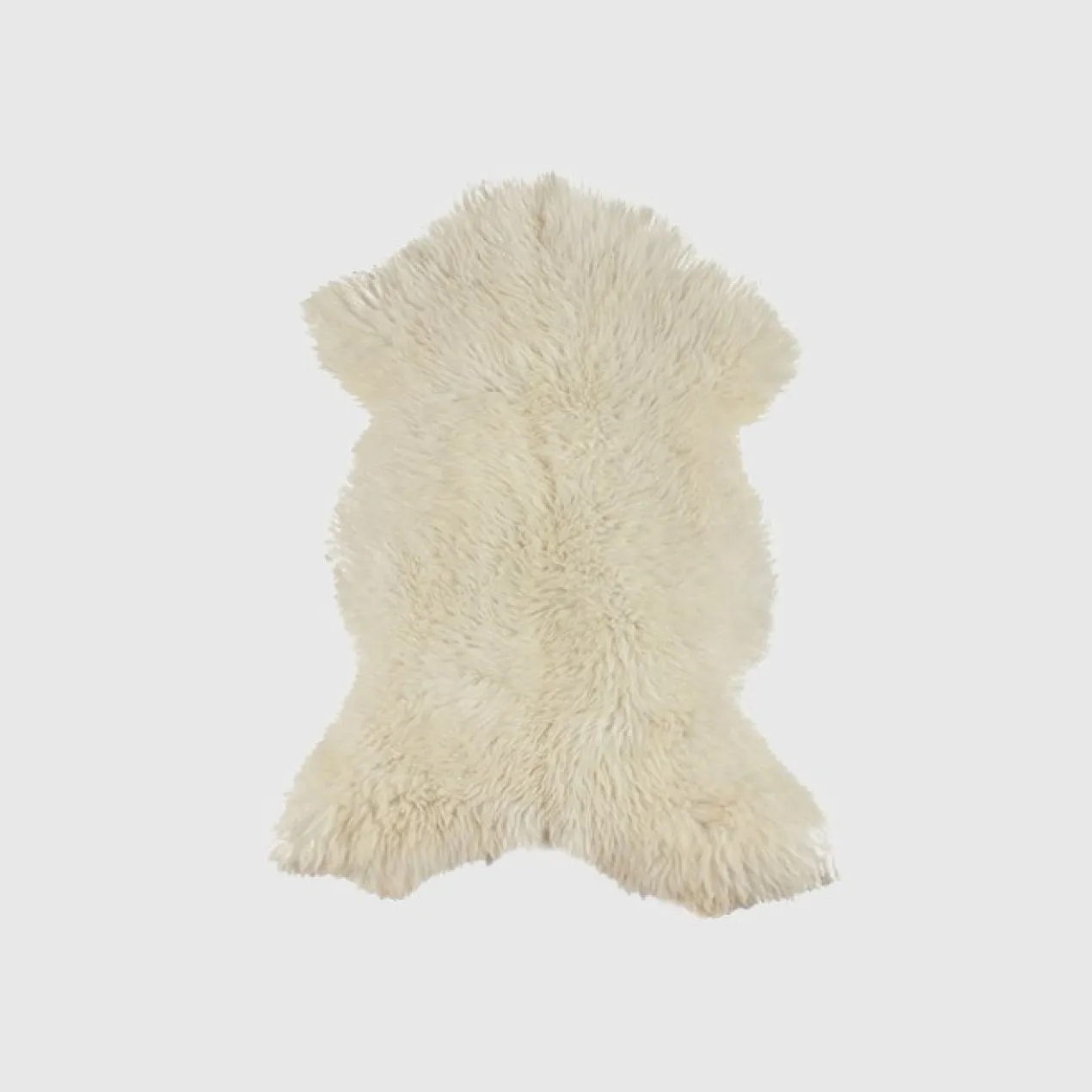Schapenvacht natural white 100×65 cm