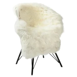 Schapenvacht natural white 110x130 cm