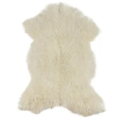 Schapenvacht natural white 110x130 cm