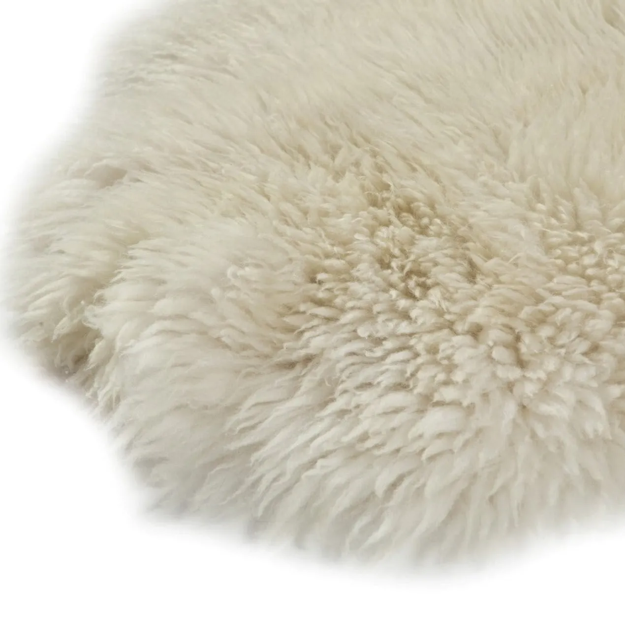 Schapenvacht natural white 110x130 cm