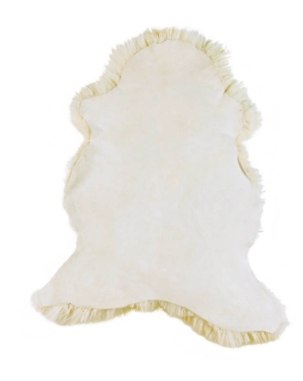Schapenvacht natural white 110x130 cm