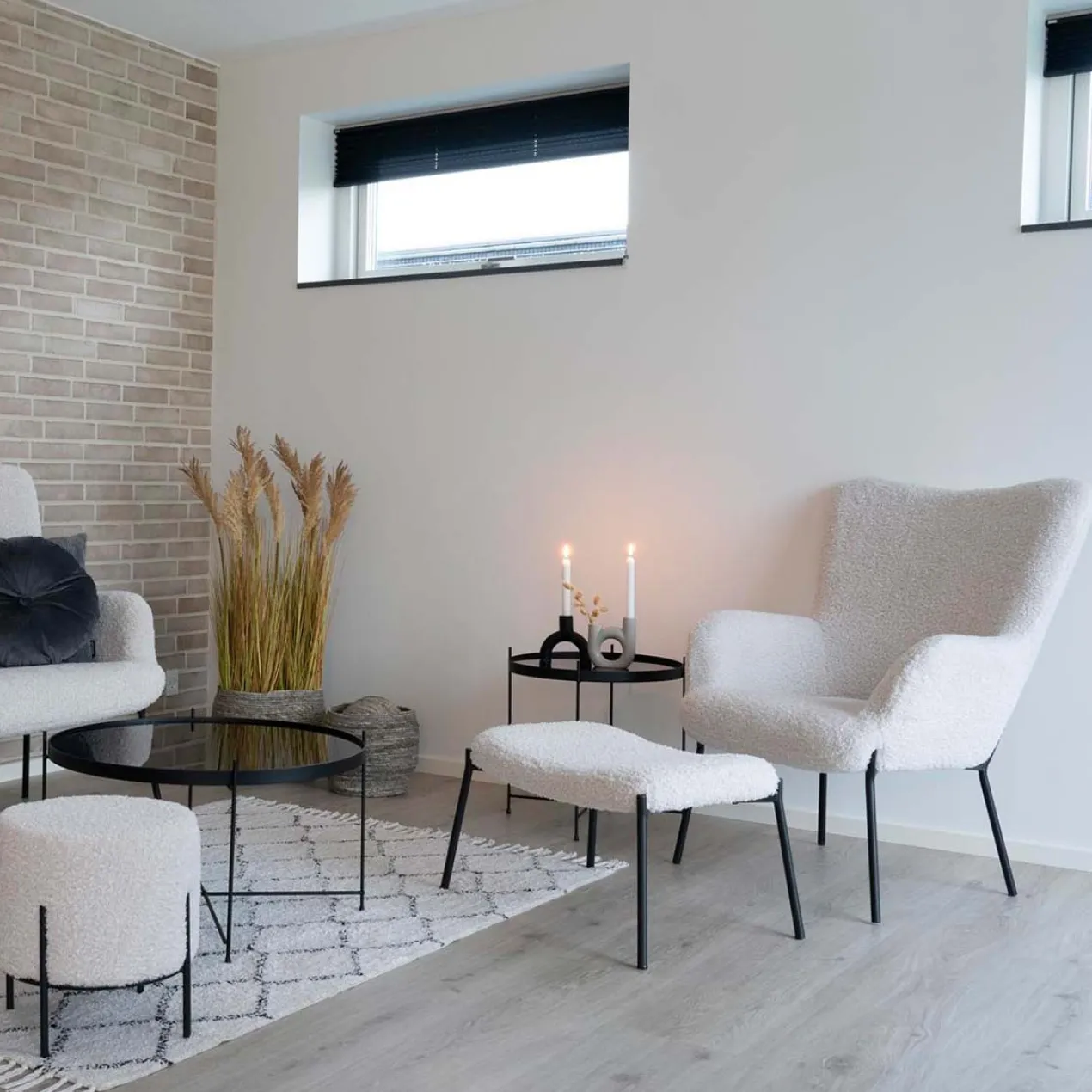 Schapenvacht Rosemarie fauteuil - Wit