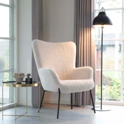 Schapenvacht Rosemarie fauteuil - Wit
