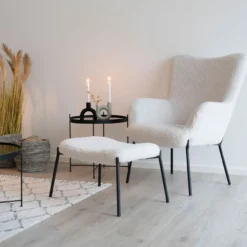 Schapenvacht Rosemarie fauteuil - Wit