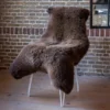 Schapenvacht Texel Bruin Supersize +110 cm