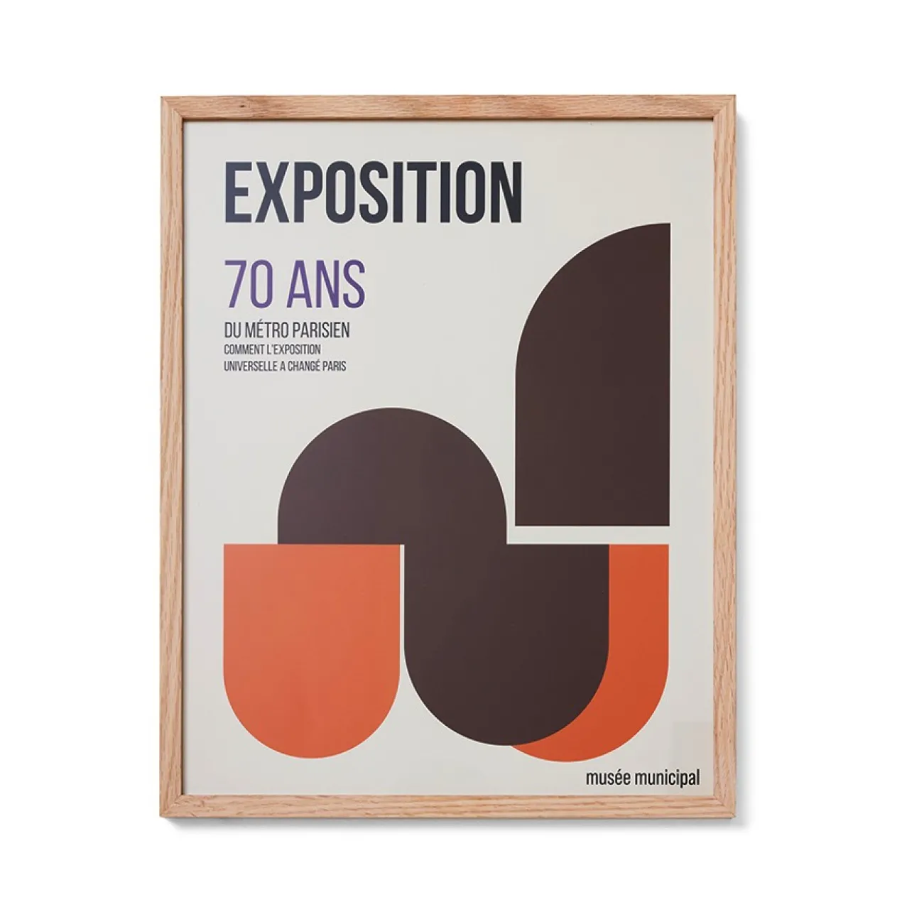 Schilderij Parisian metro