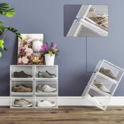 Schoenen opbergboxen - Indusign 6 stuks