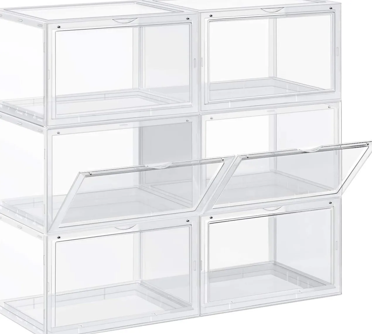 Schoenen opbergboxen - Indusign 6 stuks