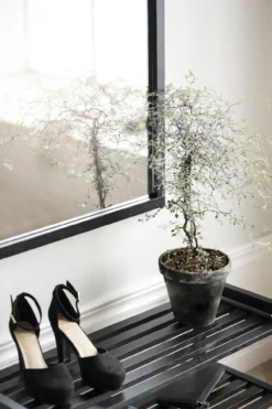 Schoenenrek Confetti hout Whitewash