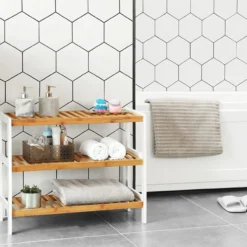 Schoenenrek Indusign bamboe Naturel bamboe
