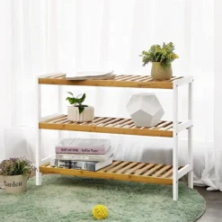 Schoenenrek Indusign bamboe Naturel bamboe