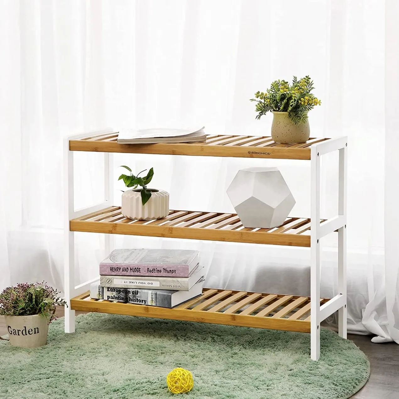Schoenenrek Indusign bamboe Naturel bamboe