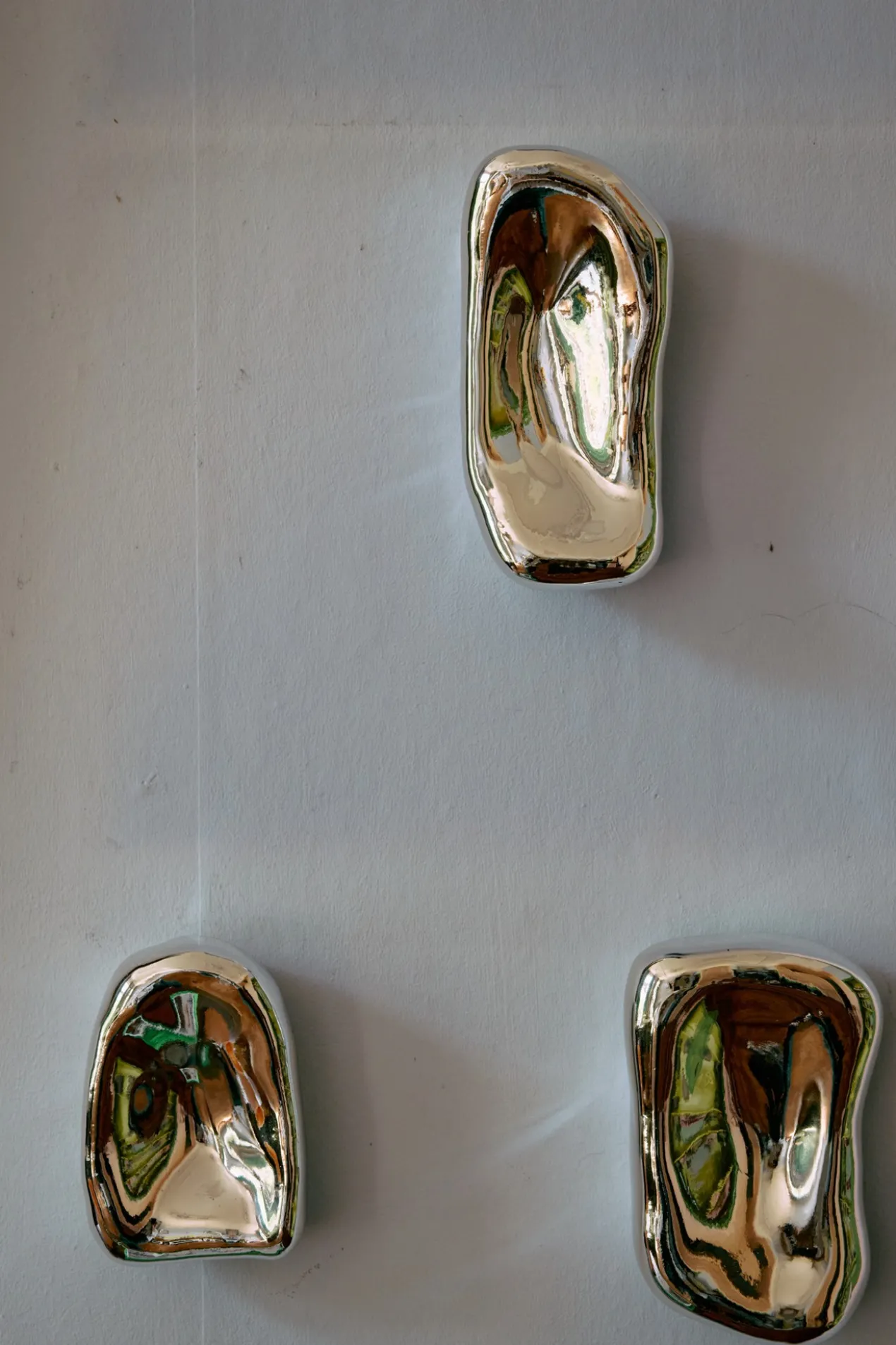 Sculptuur Glass chrome no. 4