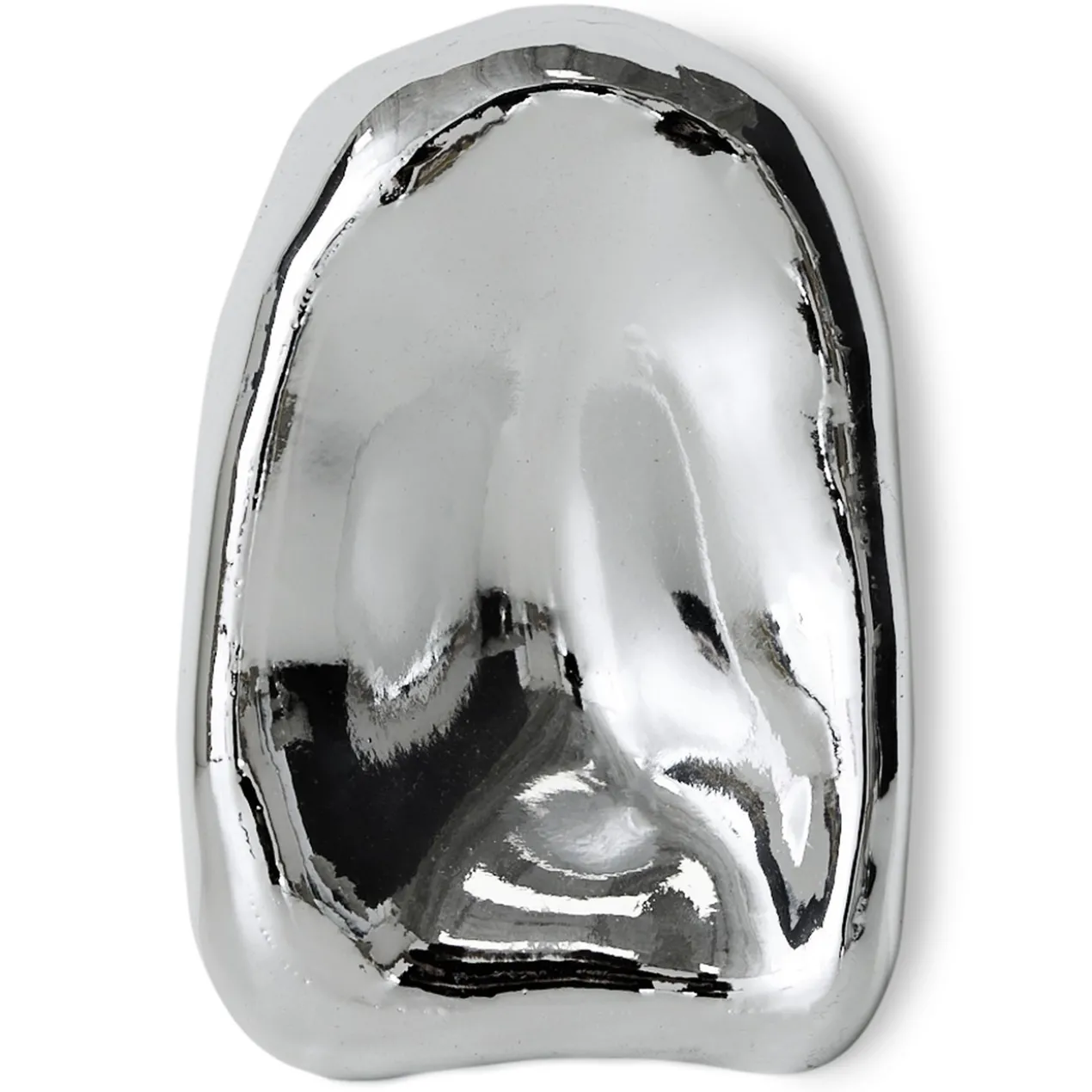 Sculptuur Glass chrome no. 4