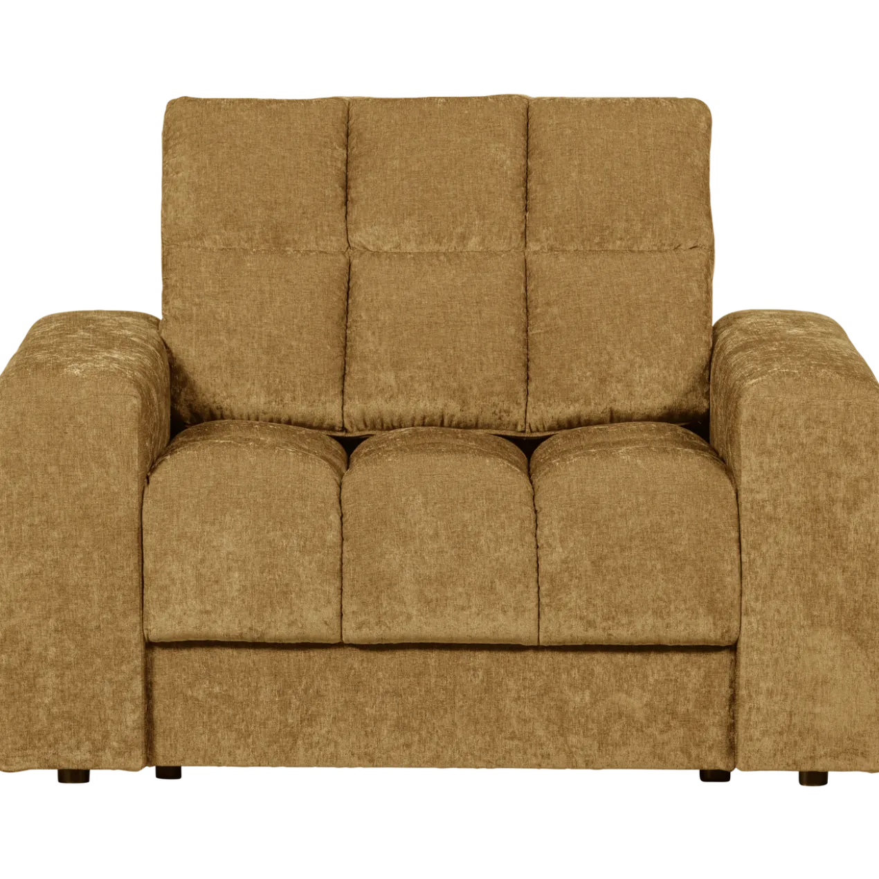 Second date fauteuil velvet goudgeel