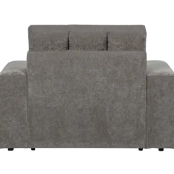 Second date fauteuil velvet grijs