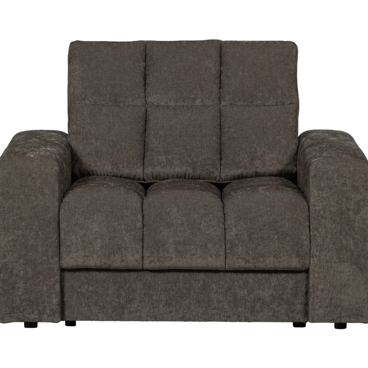 Second date fauteuil velvet warmgrijs