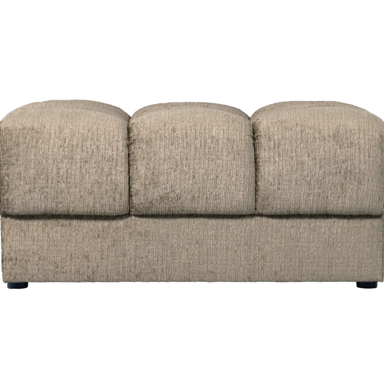 Second date hocker structure velvet wheatfield