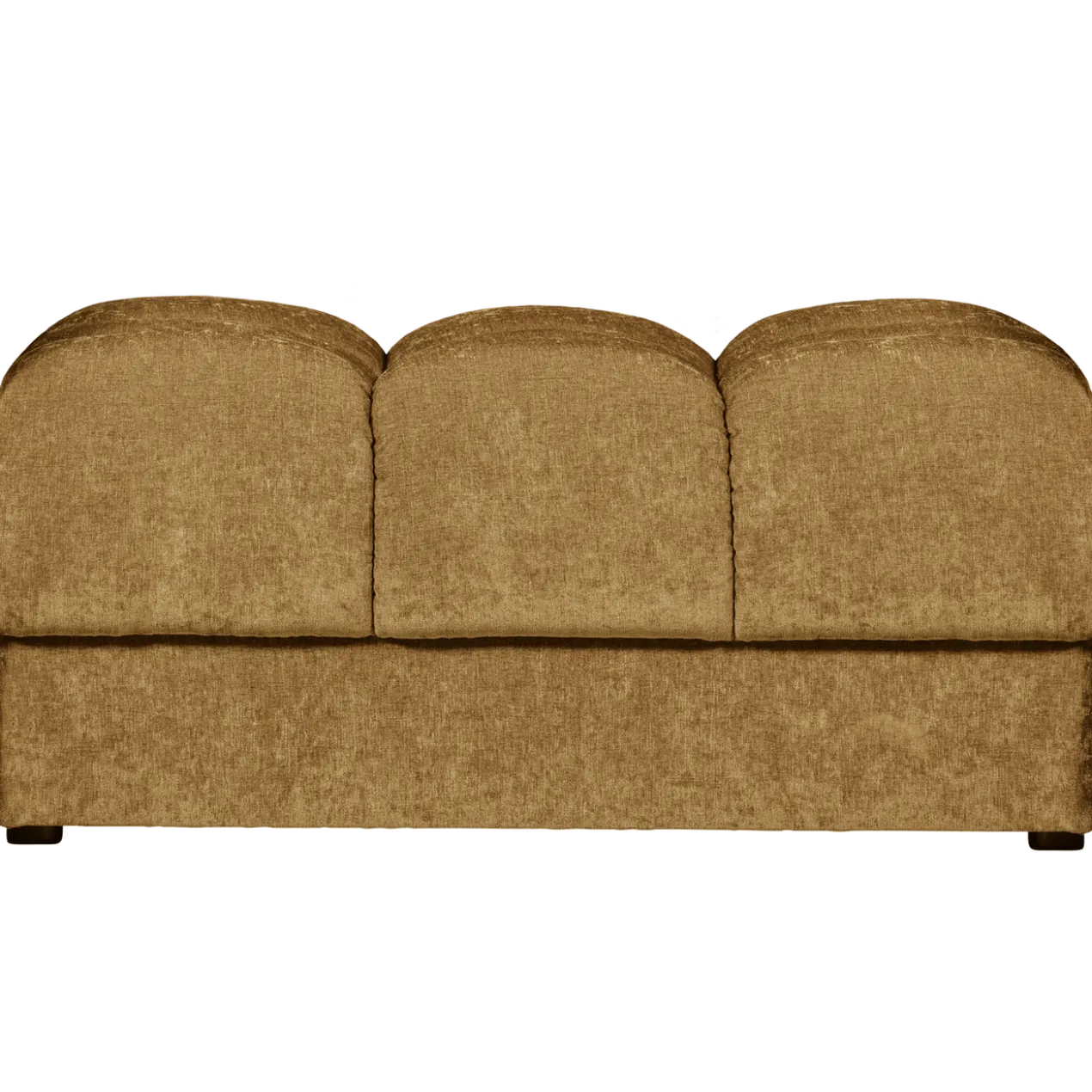 Second date hocker velvet goudgeel