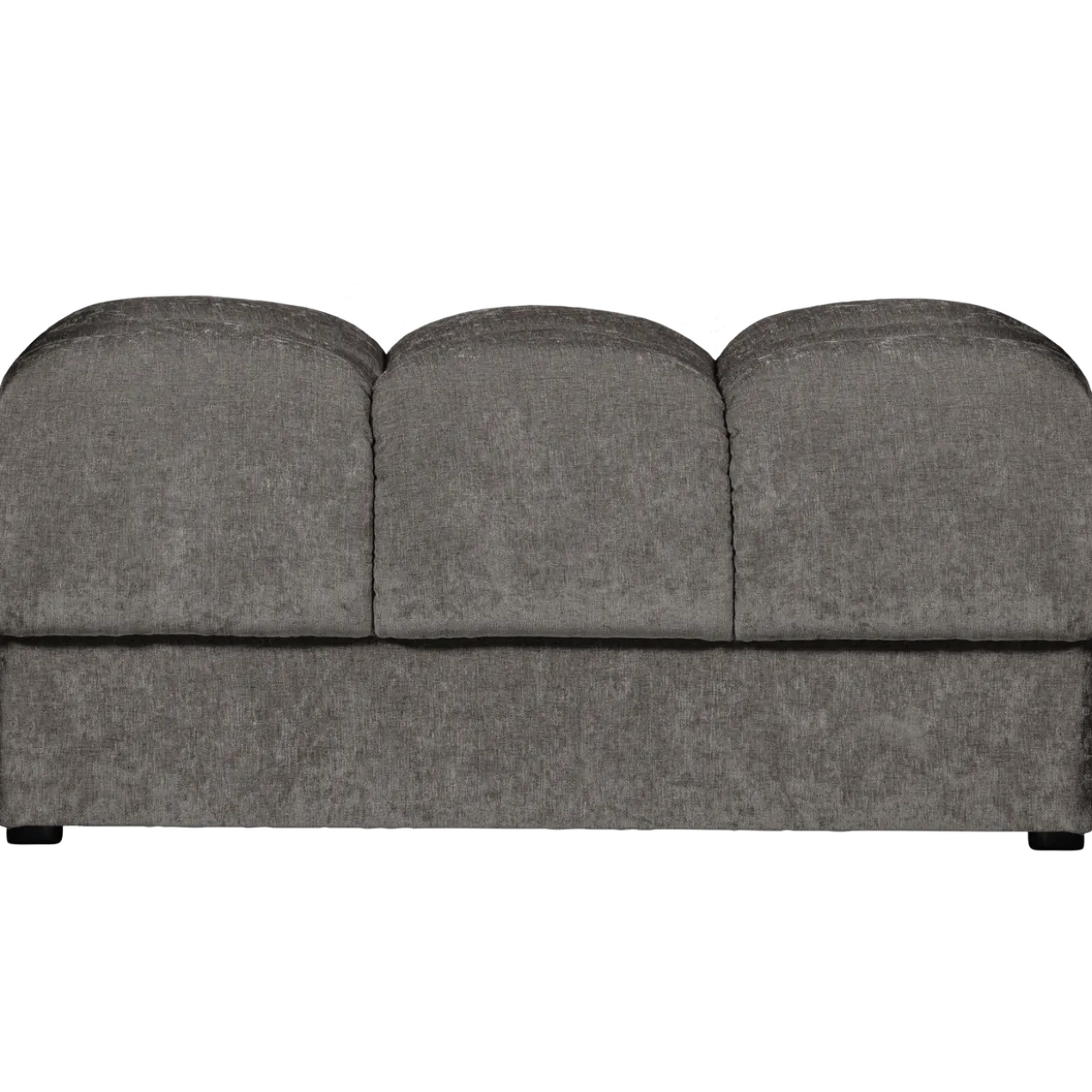 Second date hocker velvet grijs