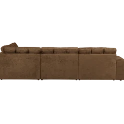 Second date hoekbank rechts structure velvet brass