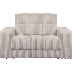 Second date loveseat ribstof naturel