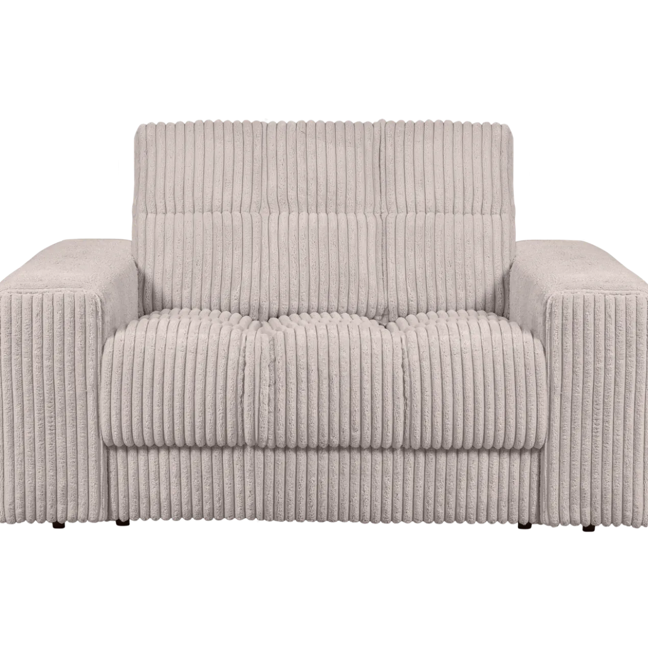 Second date loveseat ribstof naturel