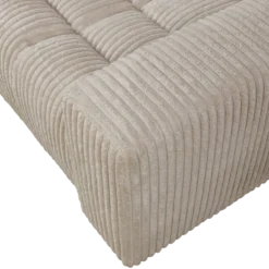 Second date loveseat ribstof travertin
