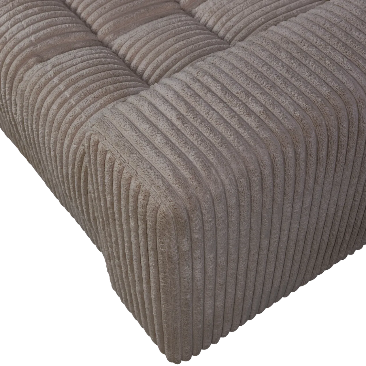 Second date loveseat ribstof mud